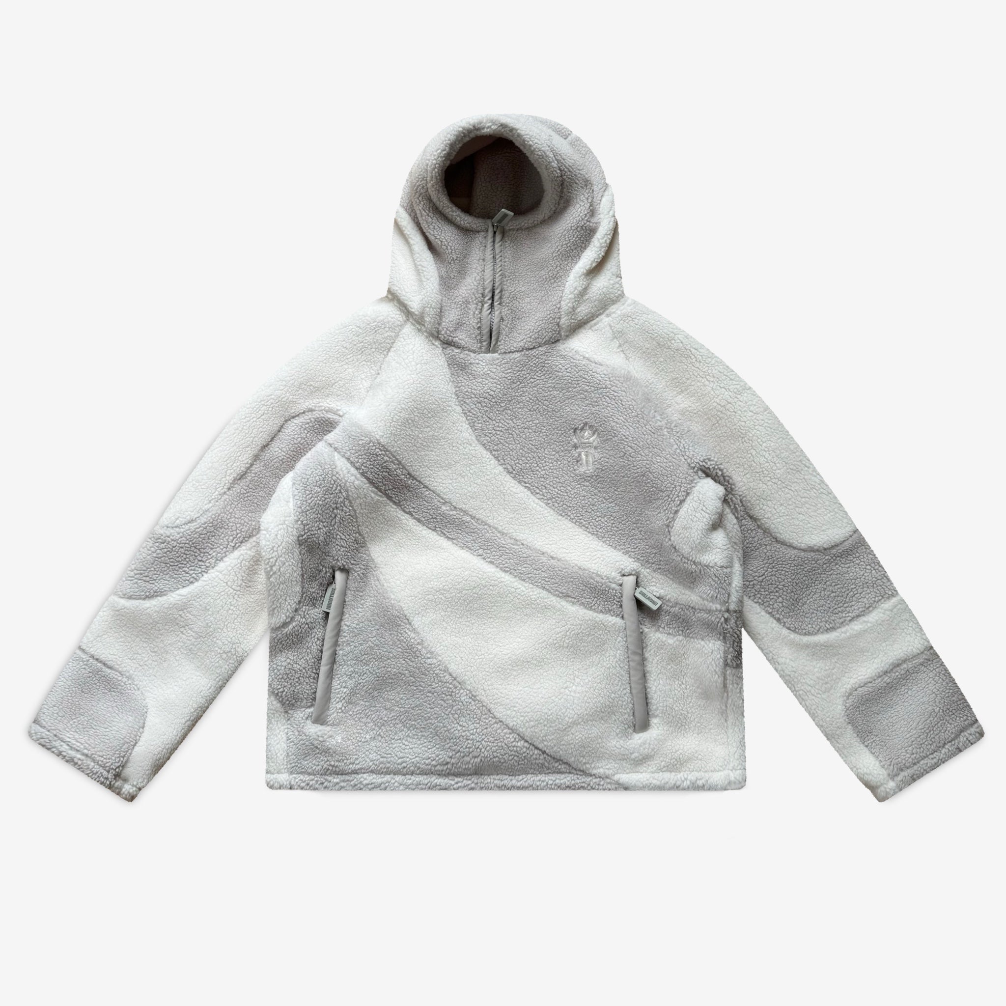 BEIGE V1 HOODED SHERPA