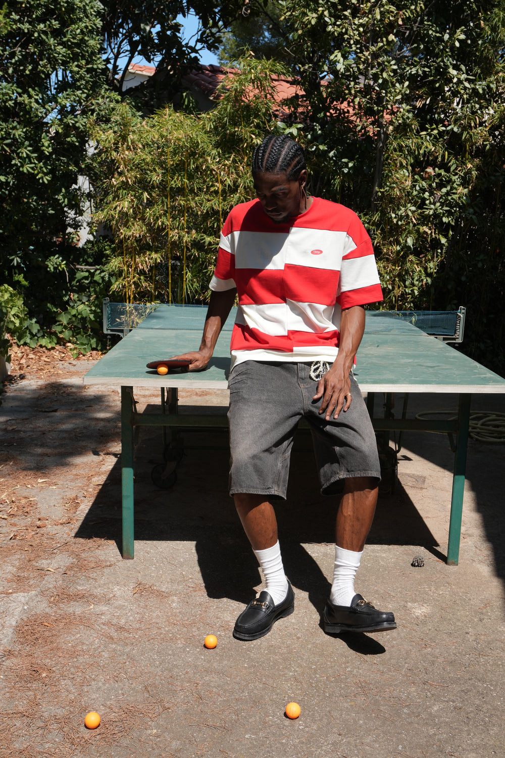 "STRIPED TEE"