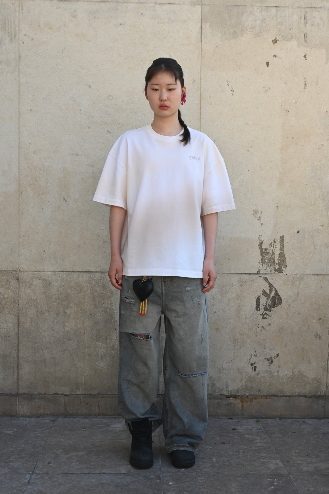BEIGE GRADIENT TEE