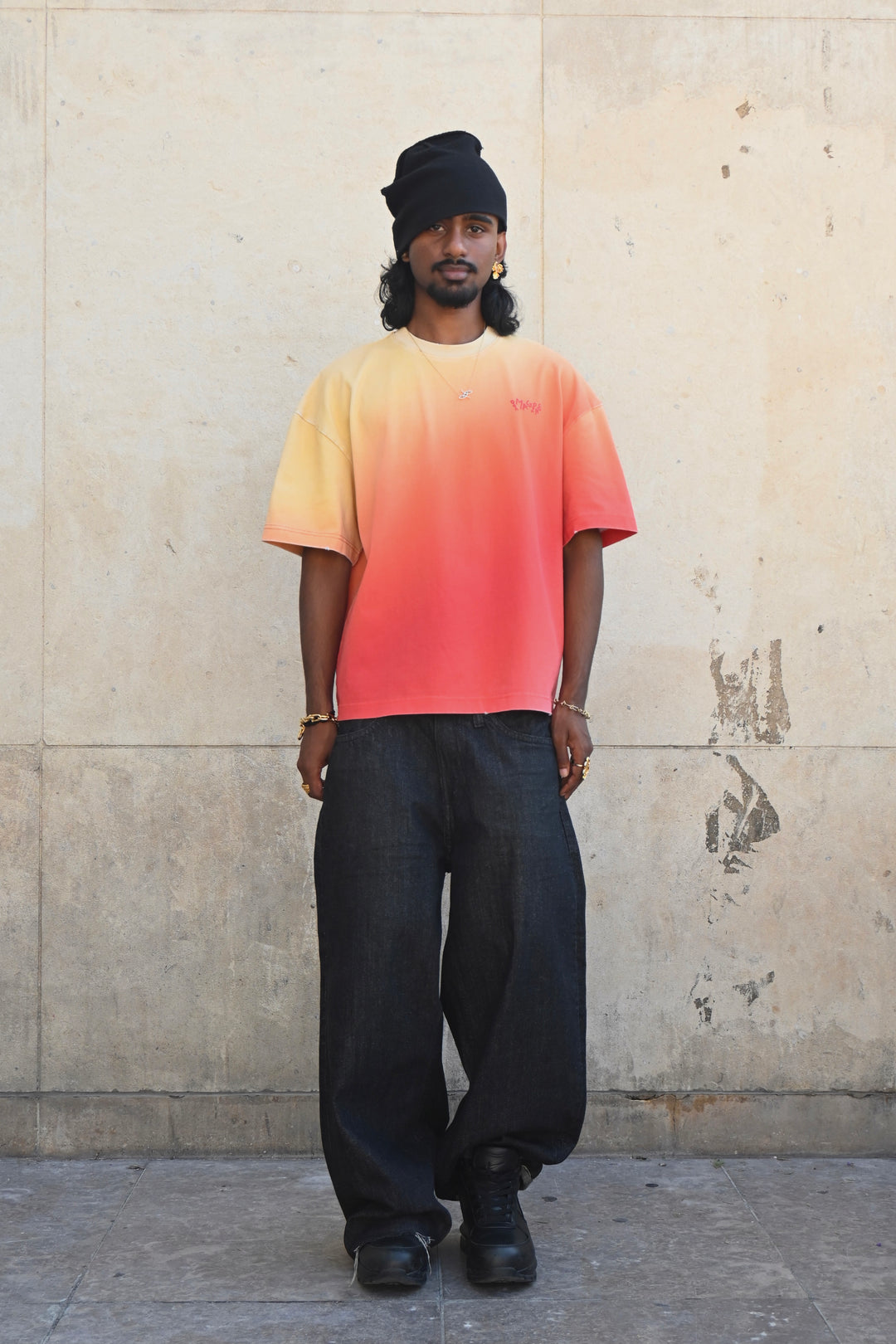 ORANGE GRADIENT TEE