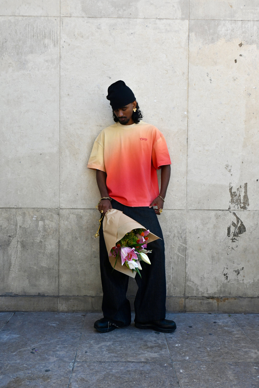 ORANGE GRADIENT TEE