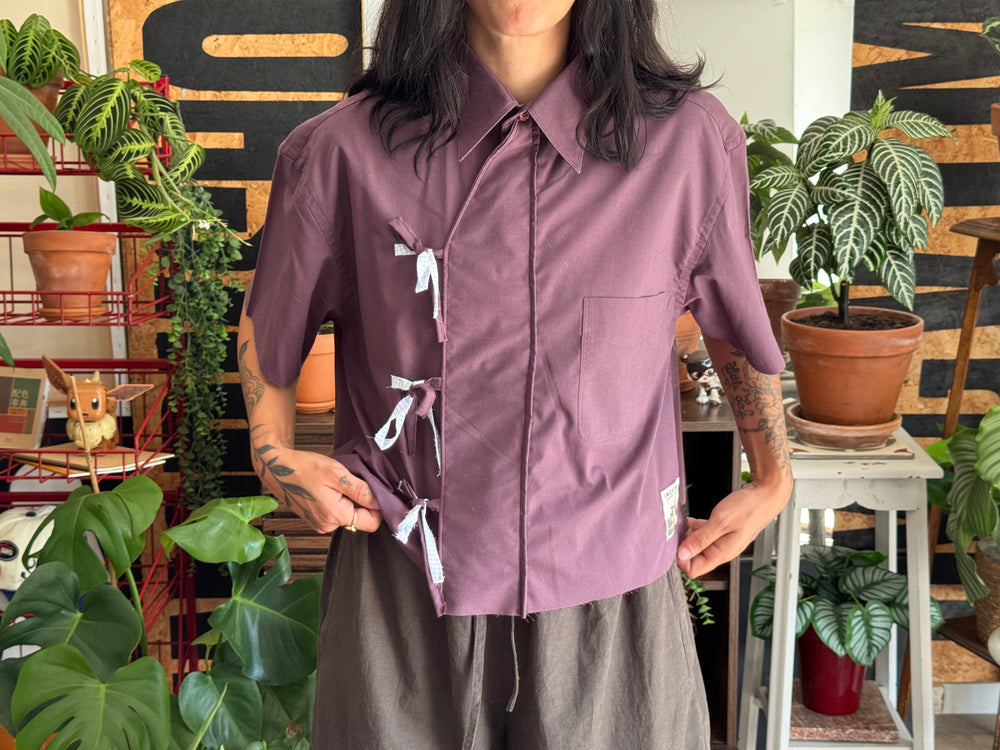 UPCYCLED SHIRT 27 — PRUNE