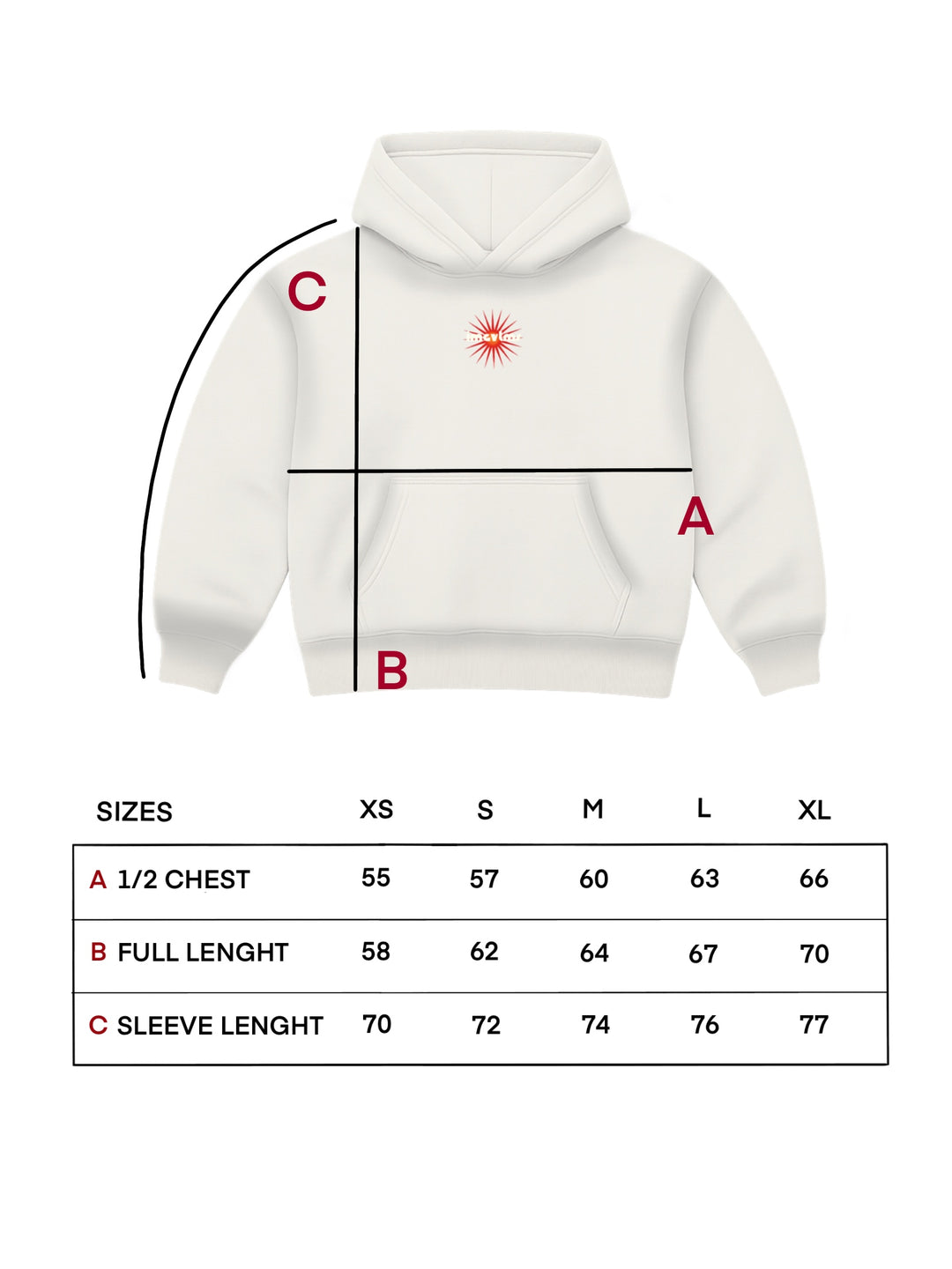 SUN LOGO HOODIE