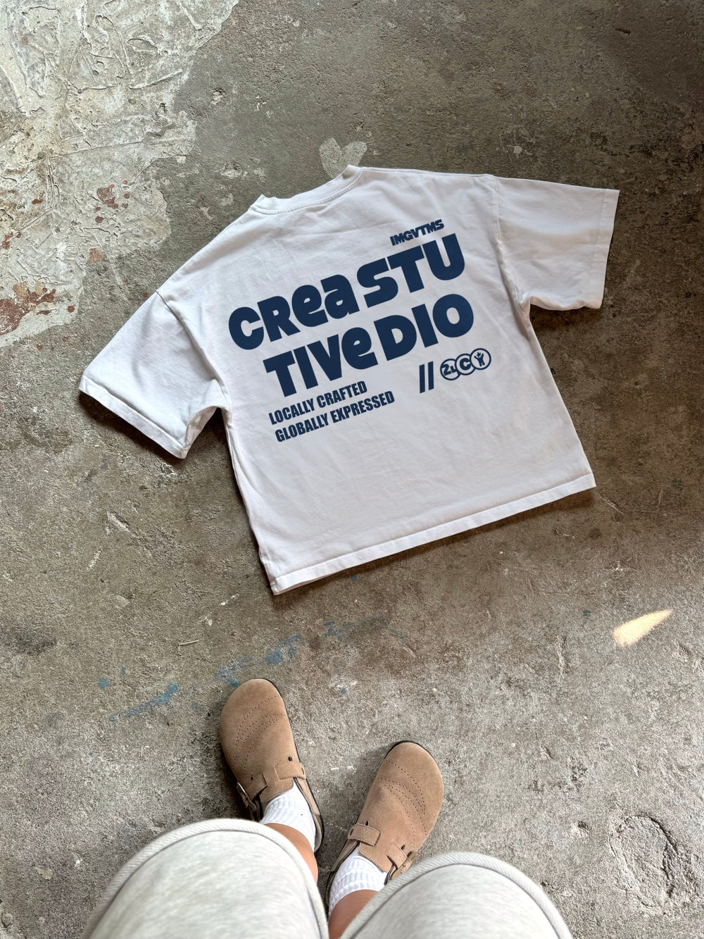 WHITE CREATIVE STUDIO TEE