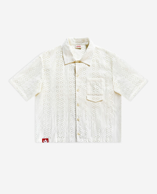 "CREAM RED LOGO" SHIRT