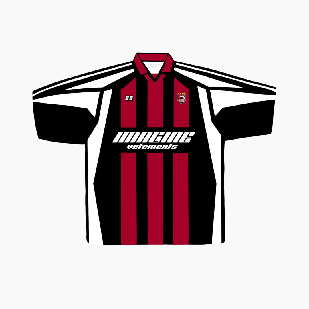 BLACK FOOTBALL JERSEY