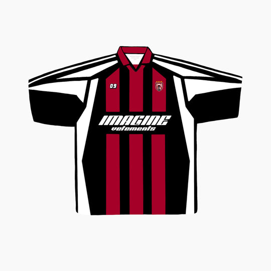 BLACK FOOTBALL JERSEY