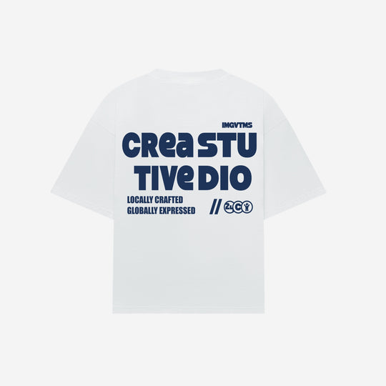 WHITE CREATIVE STUDIO TEE