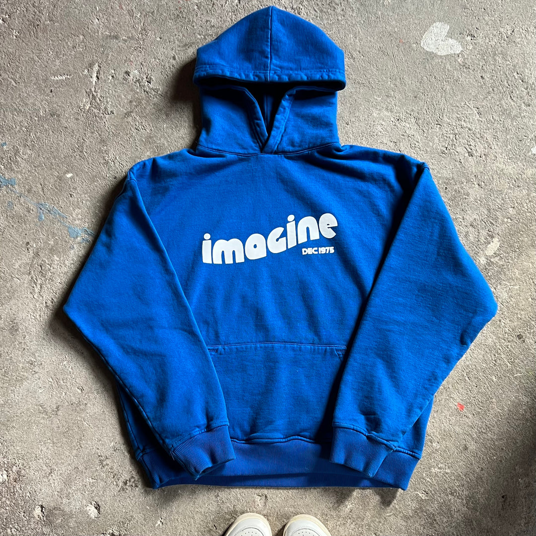 IMAGINE1975 RETRO HOODIE BLEU ROYAL